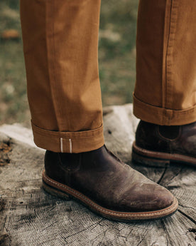 The Slim All Day Pant in British Khaki Selvage: Alternate Image 3, Bottoms by Taylor Stitch