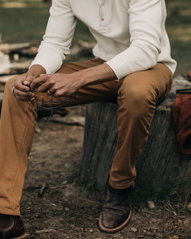 The Slim All Day Pant in British Khaki Selvage: Alternate Image 4, Bottoms by Taylor Stitch
