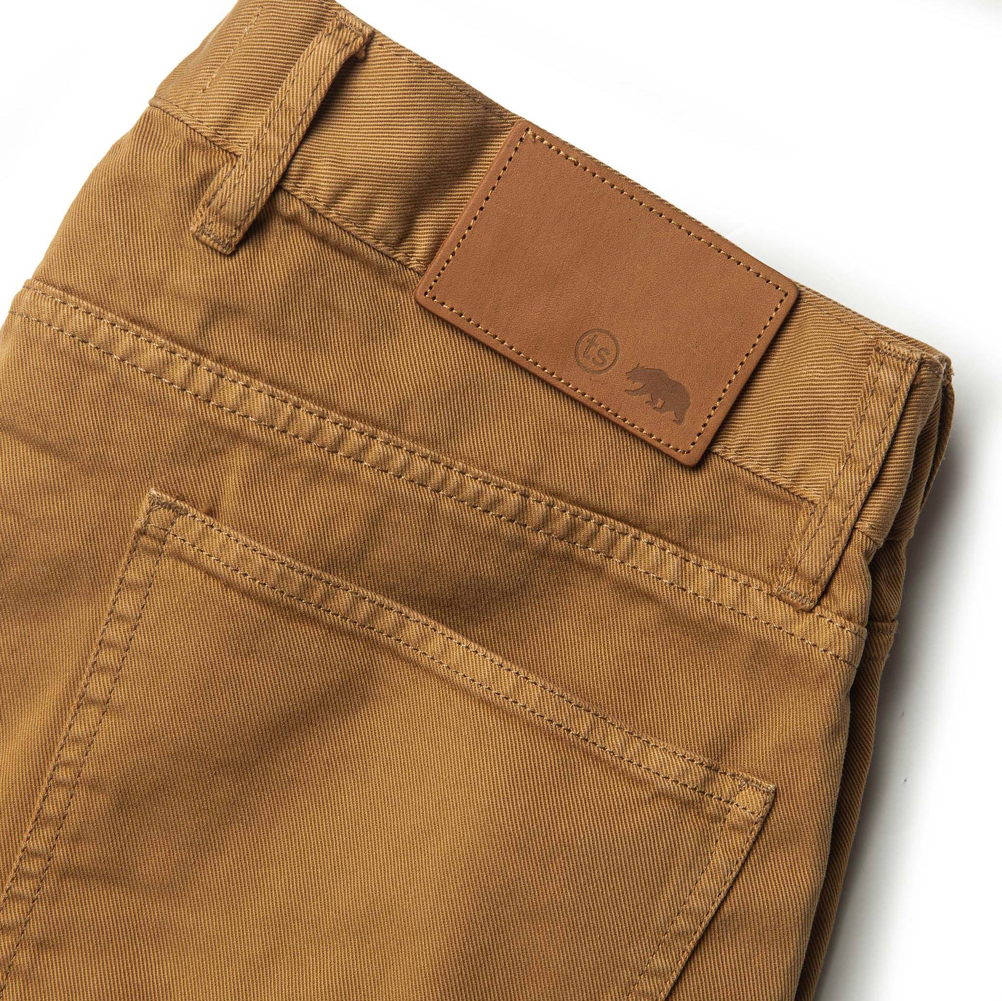 The Slim All Day Pant in British Khaki Selvage: Alternate Image 6, Bottoms by Taylor Stitch