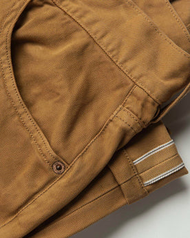 The Slim All Day Pant in British Khaki Selvage: Alternate Image 7, Bottoms by Taylor Stitch