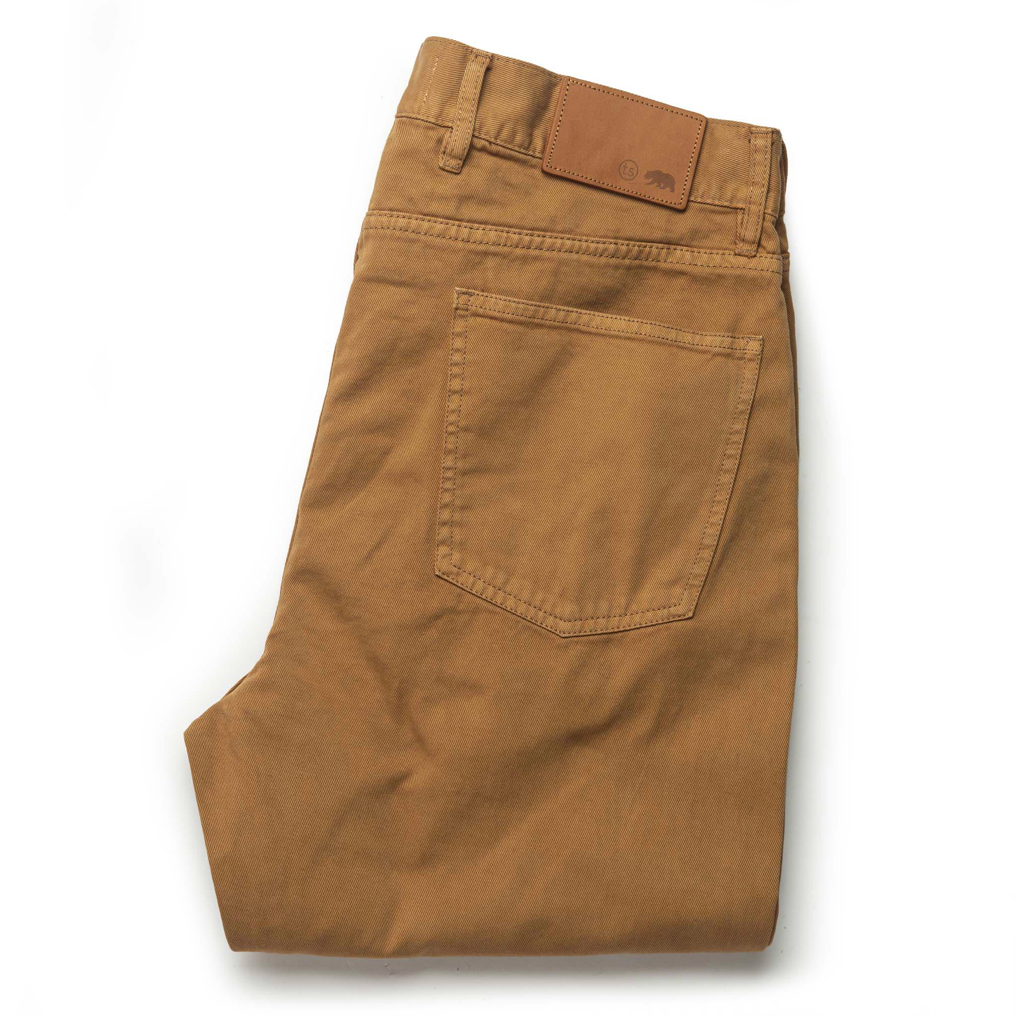 The Slim All Day Pant in British Khaki Selvage: Alternate Image 8, Bottoms by Taylor Stitch
