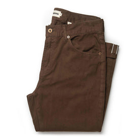 The Slim All Day Pant in Espresso Selvage - featured image