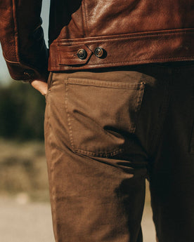 The Slim All Day Pant in Espresso Selvage: Alternate Image 3, Bottoms by Taylor Stitch