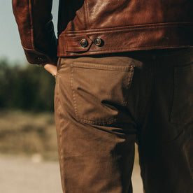 The Slim All Day Pant in Espresso Selvage: Alternate Image 3