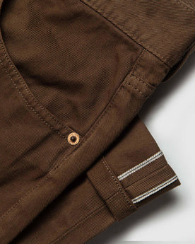 The Slim All Day Pant in Espresso Selvage: Alternate Image 7, Bottoms by Taylor Stitch