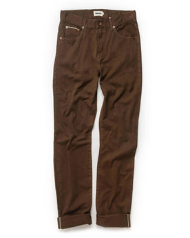 The Slim All Day Pant in Espresso Selvage: Alternate Image 8, Bottoms by Taylor Stitch