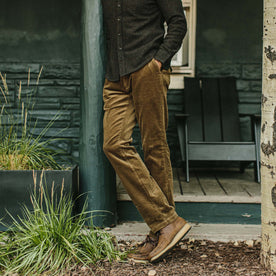 The Slim Foundation Pant in Olive Cord - featured image