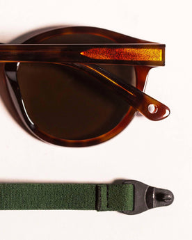 The Waylons in Chestnut, up close detail shot, Accessories by Taylor Stitch