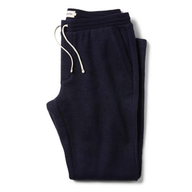 The Weekend Pant in Navy Boiled Wool - featured image
