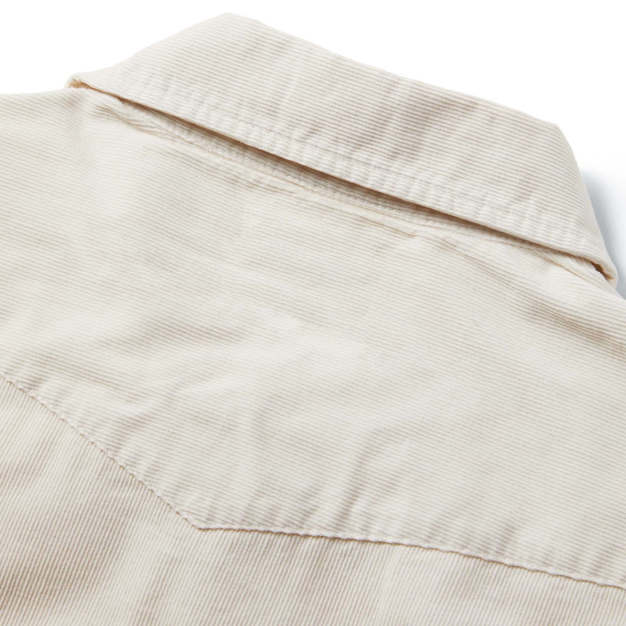 material shot of the shirt from the back with the yoke visible, Wovens by Taylor Stitch