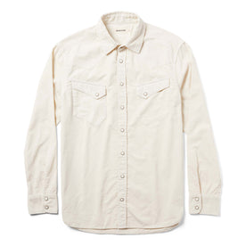 flatlay of the entire shirt from the front unfolded