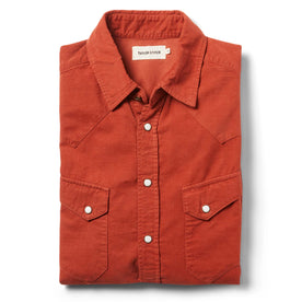 The Western Shirt in Rust Pincord - featured image