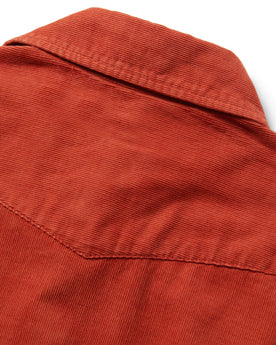 material shot of the shirt's back yolk, Wovens by Taylor Stitch