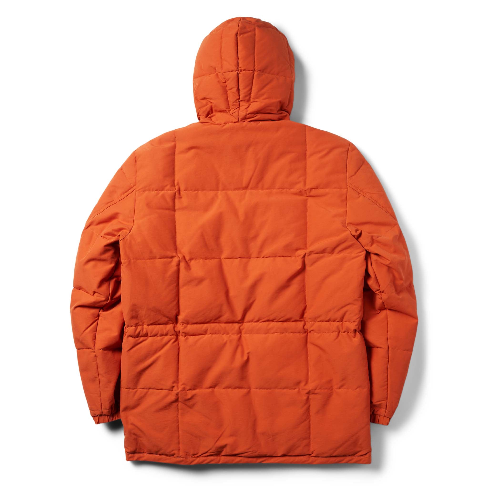 flatlay of the back of The Whitney Parka in Dusty Orange, Outerwear by Taylor Stitch