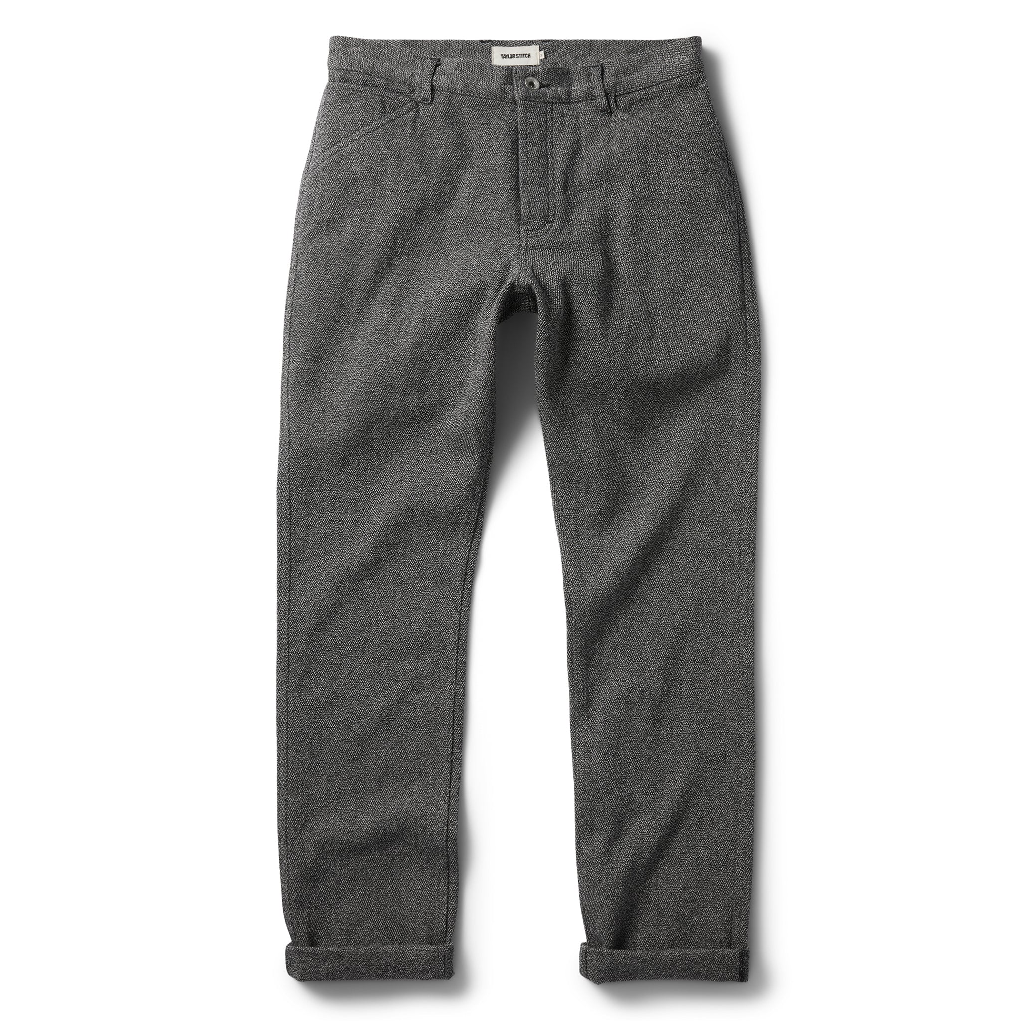 flatlay of The Camp Pant in Indigo Salt and Pepper , Bottoms by Taylor Stitch