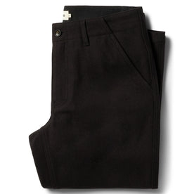 flatlay of The Carnegie Pant in Espresso Wool folded