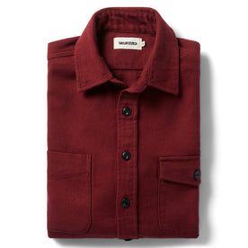 The Crater Shirt in Cardinal Twill - featured image