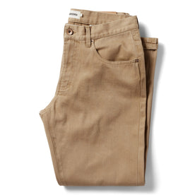 The Democratic All Day Pant in Washed Tobacco Selvage - featured image