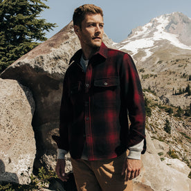 The Explorer Shirt in Cardinal Plaid - featured image