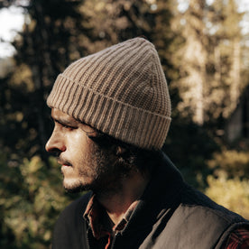 The Fisherman Beanie in Camel - featured image