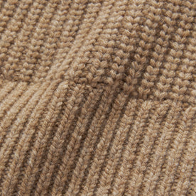 material shot of The Fisherman Beanie in Camel