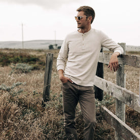 The Heavy Bag Henley in Oatmeal - featured image