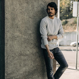 The Heavy Bag Waffle Long Sleeve in Aluminum - featured image