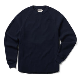 The Heavy Bag Waffle Long Sleeve in Navy - featured image
