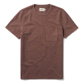 The Heavy Bag Tee in Burgundy - featured image