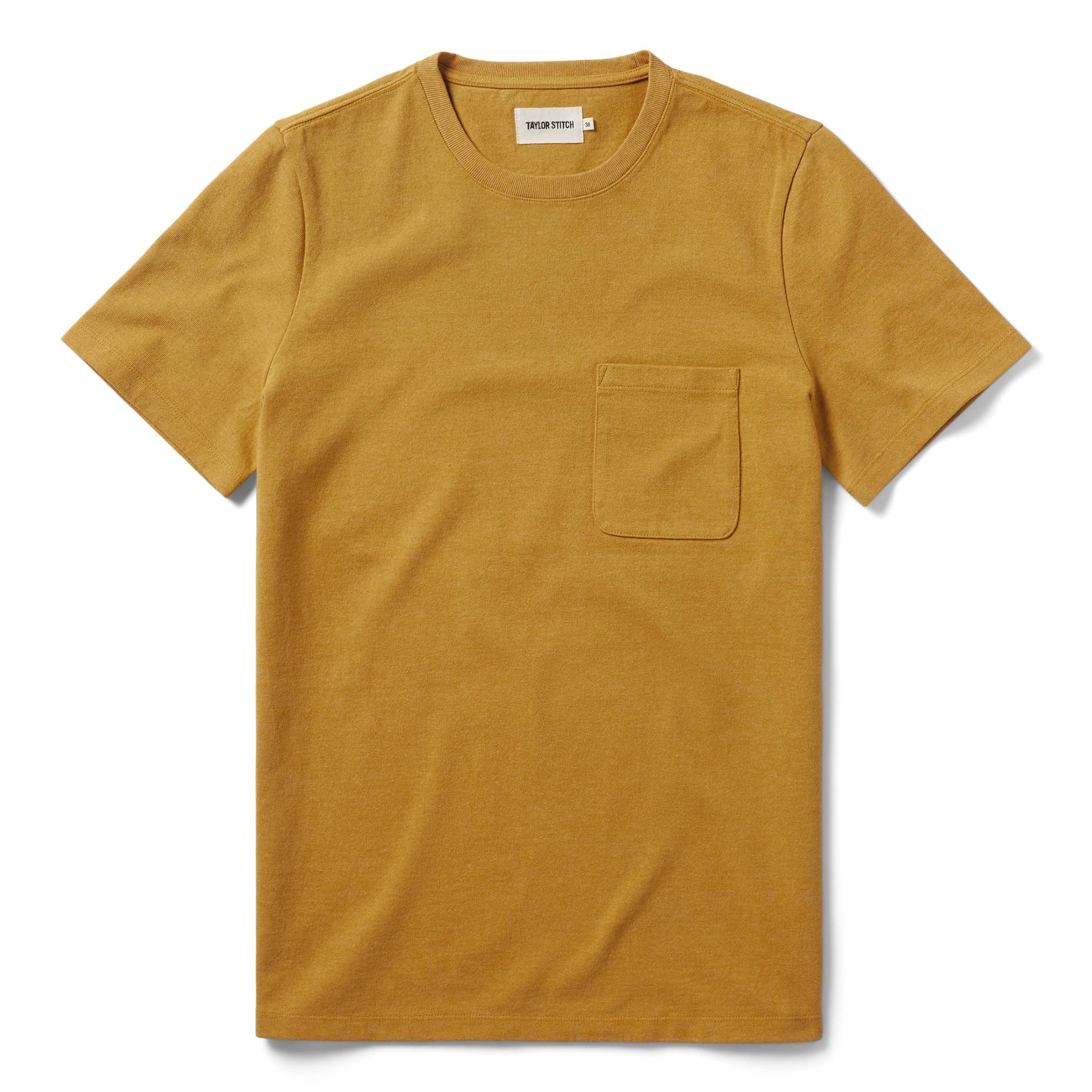flatlay of The Heavy Bag Tee in Honey, Knits by Taylor Stitch