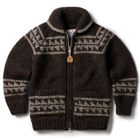 The Seawall Hand-Knit Sweater in Mahogany - featured image
