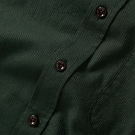 material shot of the buttons on The Jack in Spruce Houndstooth Check