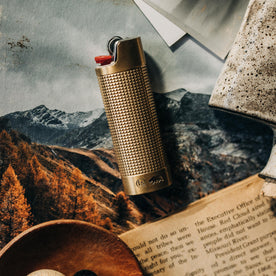 The Lighter Sleeve in Brass - featured image