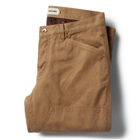 The Lined Chore Pant in Tobacco Boss Duck - featured image
