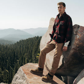 The Lined Chore Pant in Tobacco Boss Duck - featured image