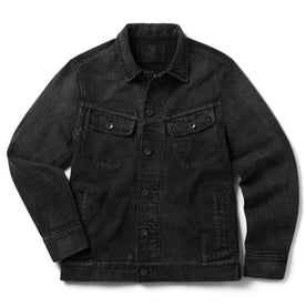 The Long Haul Jacket in Black 3-Month Wash Selvage - featured image