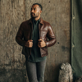 The Moto Jacket in Espresso Steerhide - featured image