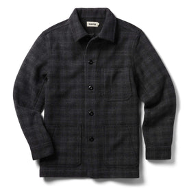 The Ojai Jacket in Ash Plaid Wool - featured image