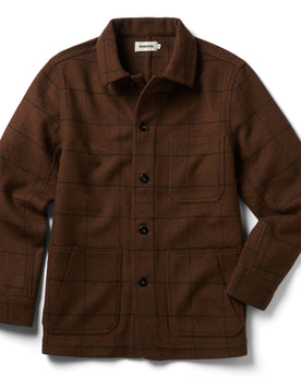 flatlay of The Ojai Jacket in Ginger Check Wool, Outerwear by Taylor Stitch