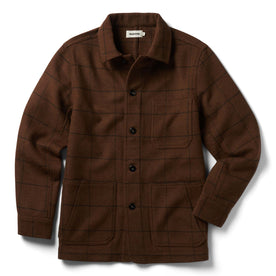 The Ojai Jacket in Ginger Check Wool - featured image