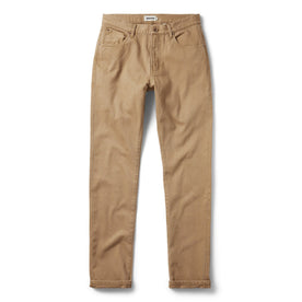 flatlay of The Slim All Day Pant in Washed Tobacco Selvage