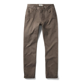 flatlay of The Slim All Day Pant in Washed Walnut Selvage