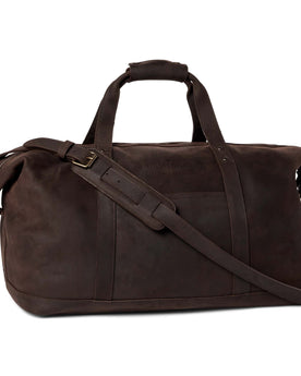 flatllay of The Weekender Duffle Bag in Espresso, Accessories by Taylor Stitch