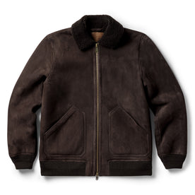 The Wright Jacket in Espresso Shearling - featured image