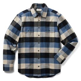 flatlay of The Yosemite Shirt in Icicle Check, shown in full