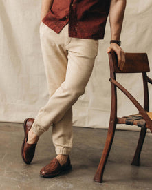 The Apres Pant in Natural Sashiko - featured image