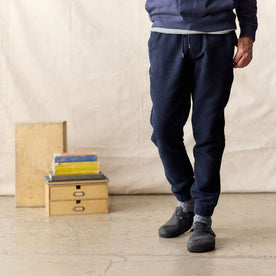 The Apres Pant in Navy Sashiko - featured image