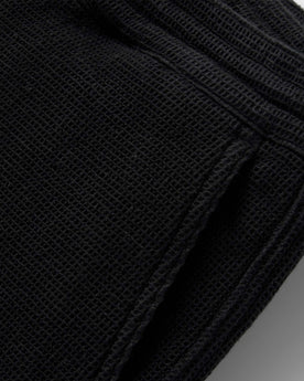 material shot of the pockets on The Apres Pant in Coal Waffle, Bottoms by Taylor Stitch