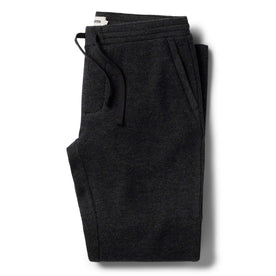 The Weekend Pant in Charcoal Herringbone Wool - featured image
