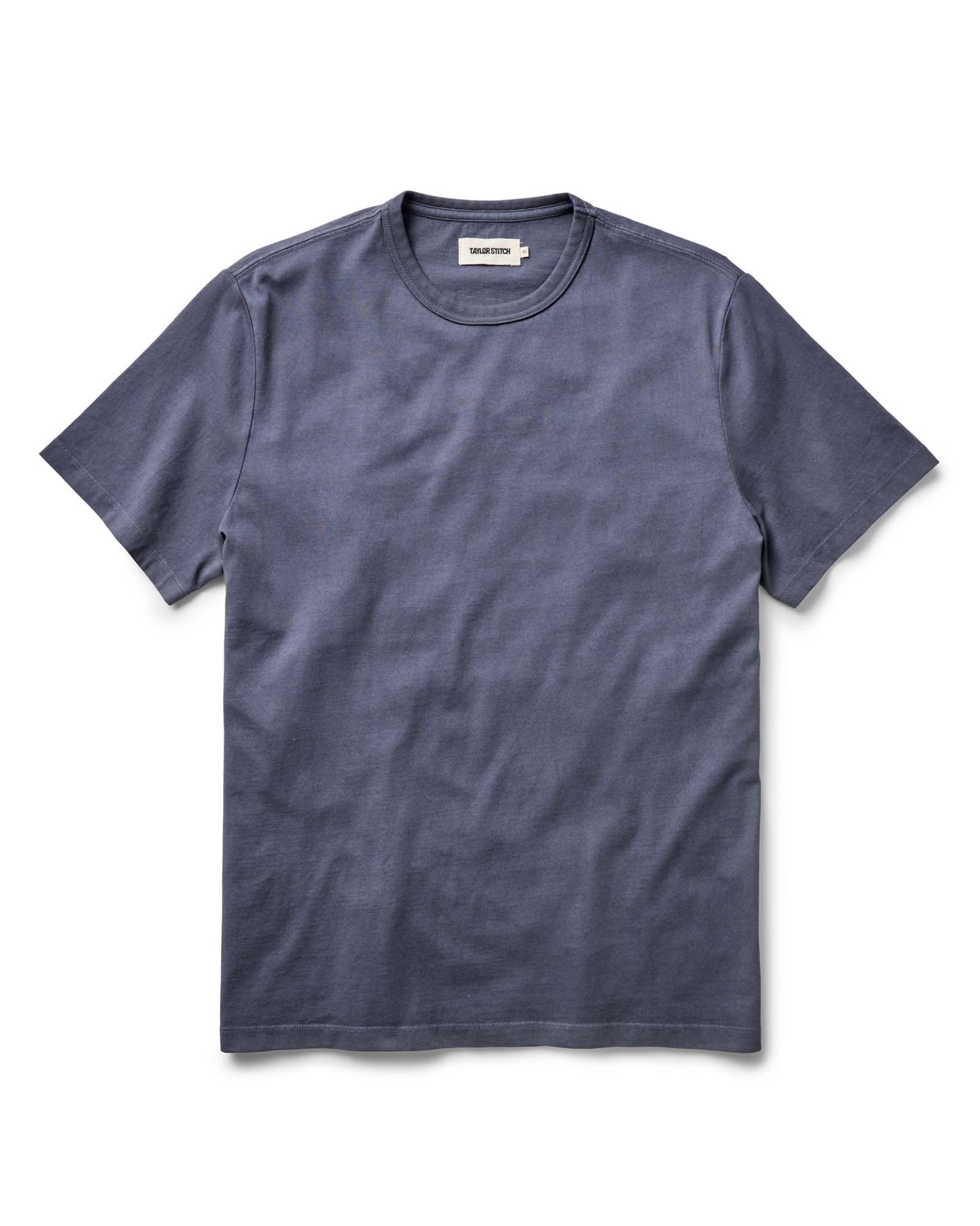 flatlay of The Organic Cotton Tee in Navy, Knits by Taylor Stitch